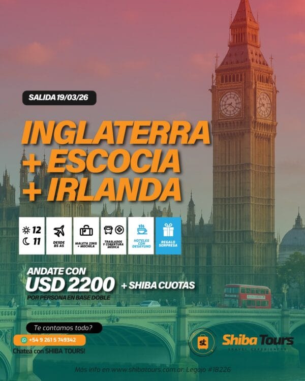 INGLATERRA - ESCOCIA - IRLANDA