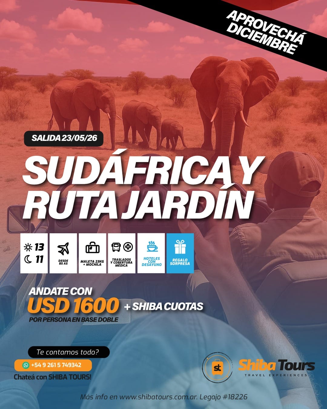SUDAFRICA Y RUTA JARDIN