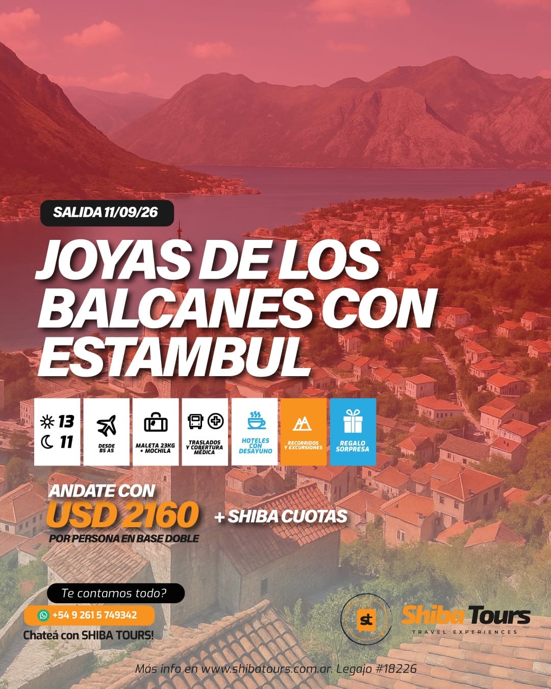 JOYA DE LOS BALCANES CON ESTAMBUL SALIDA 11/09