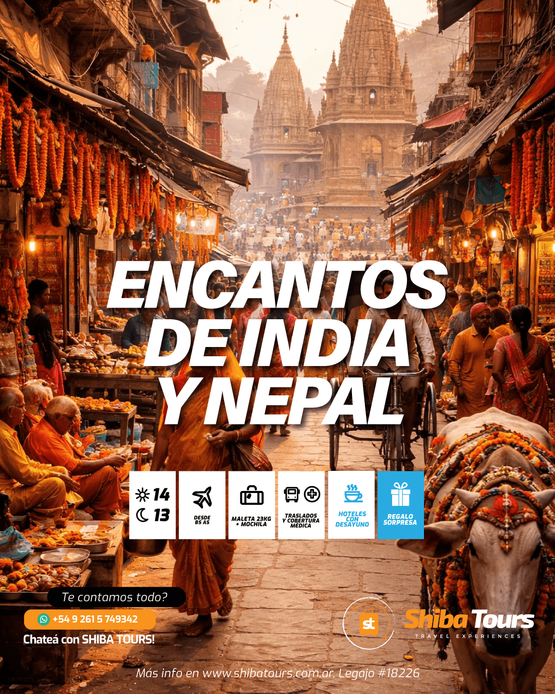 Encantos de India y Nepal