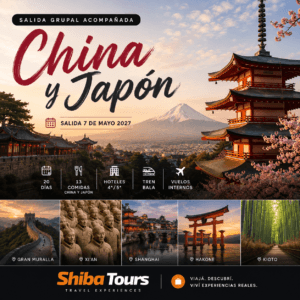 CHINA Y JAPÓN – SALIDA 7 DE MAYO 2027