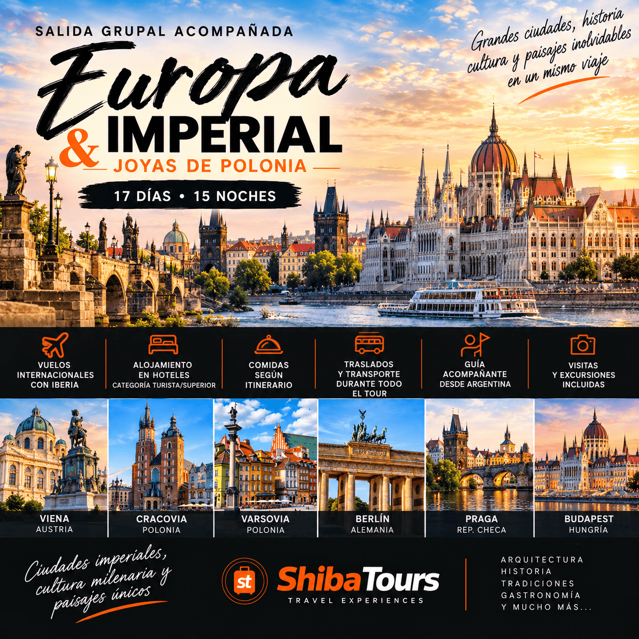EUROPA IMPERIAL Y JOYAS DE POLONIA SALIDA 04/06/2027