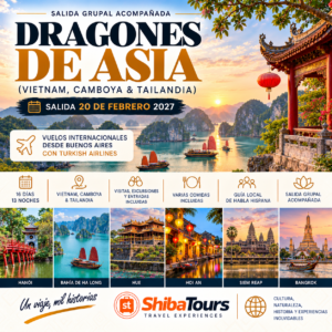 DRAGONES DE ASIA (VIETNAM, CAMBOYA & TAILANDIA) 20/02/2027